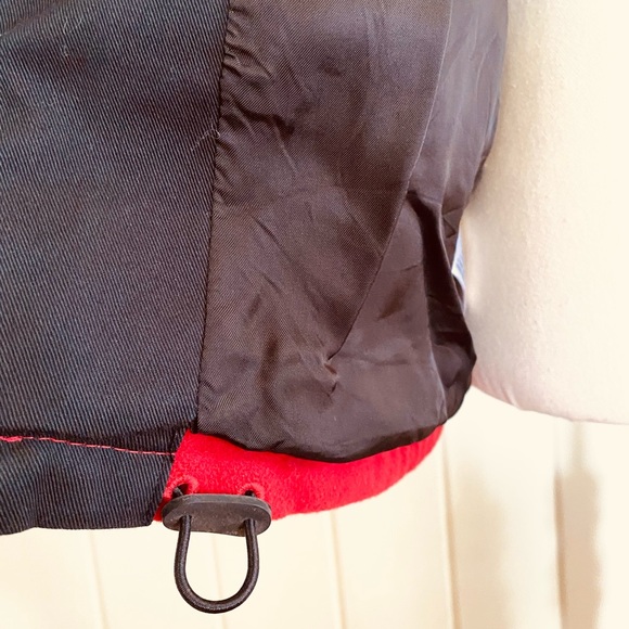 🌱 COUNTRY ROAD Sz L Red Wool Military Style Coat - Picture 6 of 12